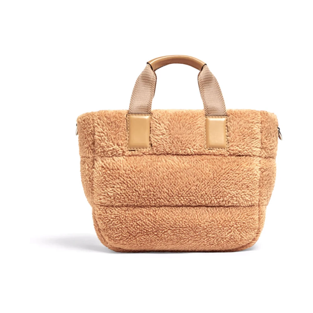 Moncler Stijlvolle Tote Tas in Zwart Beige Dames