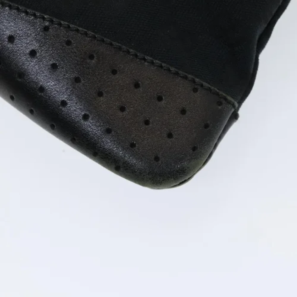 Gucci Vintage Pre-owned Canvas shoulder-bags Black Dames
