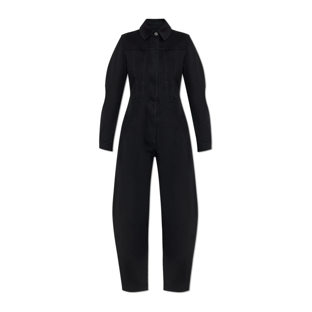 Alaïa Denim jumpsuit Black Dames