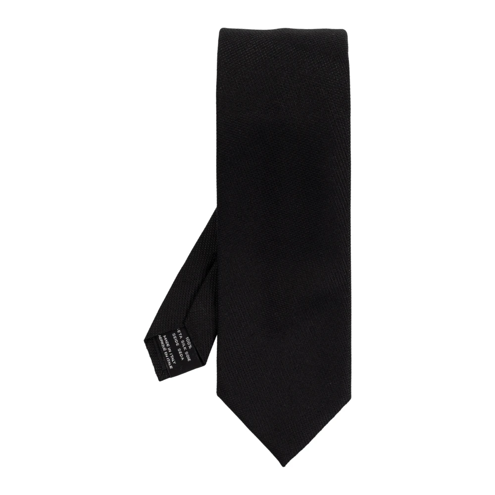 Tom Ford zijden stropdas Black Heren