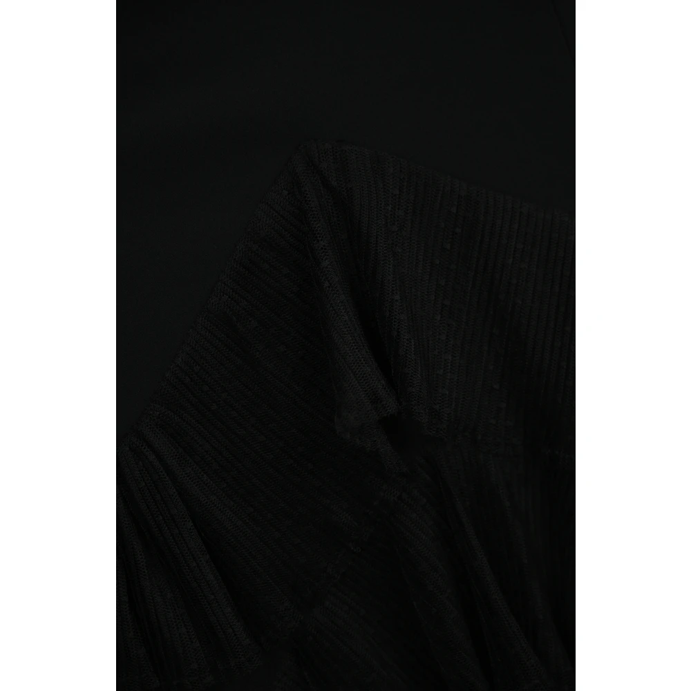Twinset Zwarte Milano Lange Jurk Black Dames