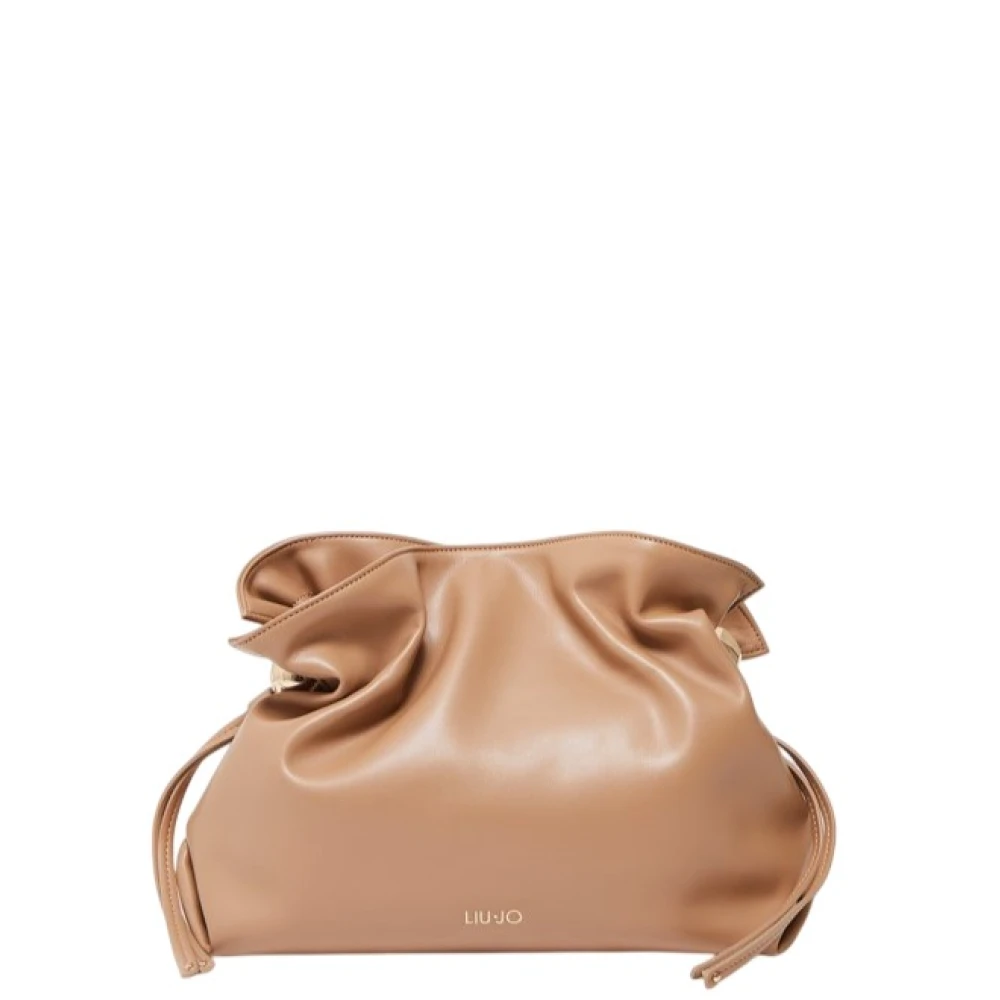 Liu Jo Kvinno Brun Väskor Dam, One Size, Läder, Riccy Medium Axelremsväska