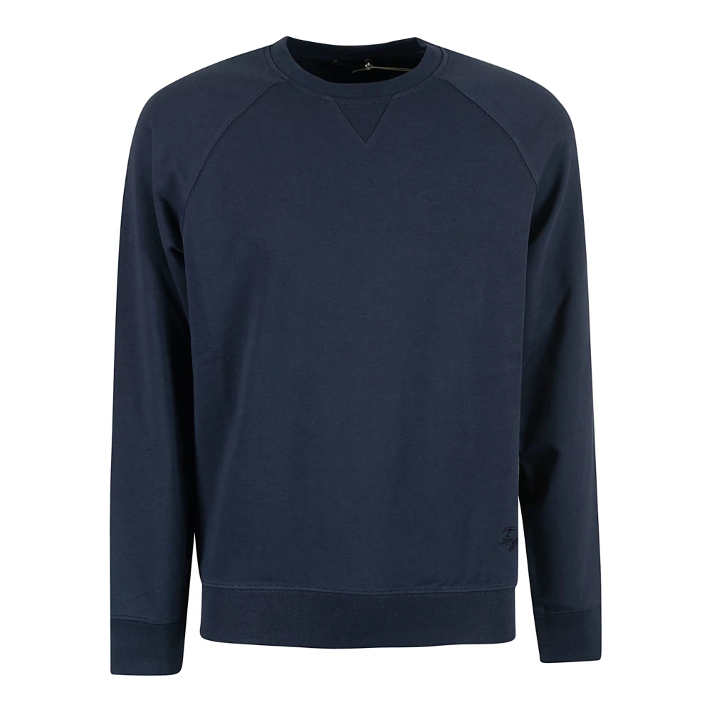 Fay U809 Sweatshirt Blue Heren