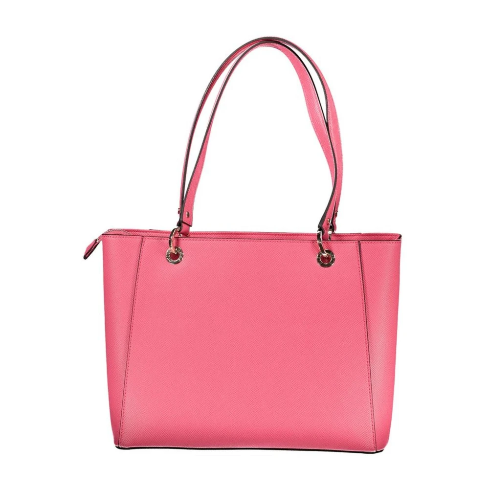 Guess Roze schoudertas met meerdere vakken Pink Dames