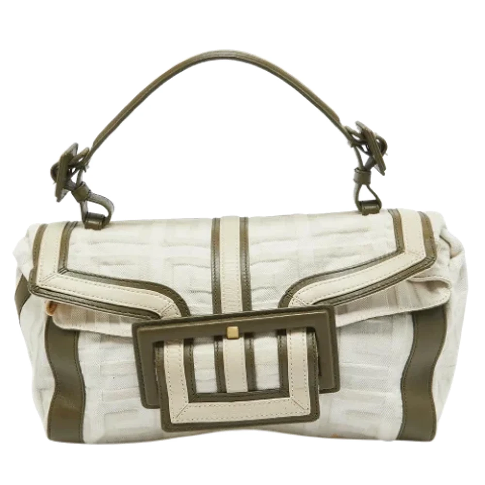 Givenchy Pre-owned Fabric handbags White Dames