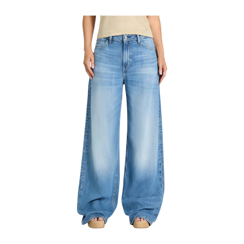 Guess - Jeans > Wide Jeans - Blue - Guess - Modalova