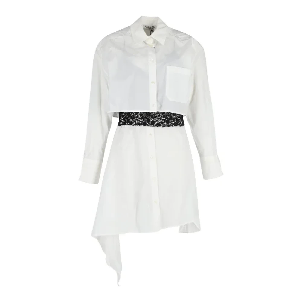 JW Anderson Pre-owned Cotton dresses White Dames