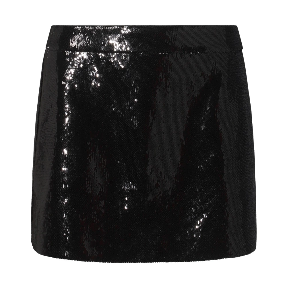 Dolce & Gabbana Zwarte Minirok NorHeren Pasvorm Black Dames