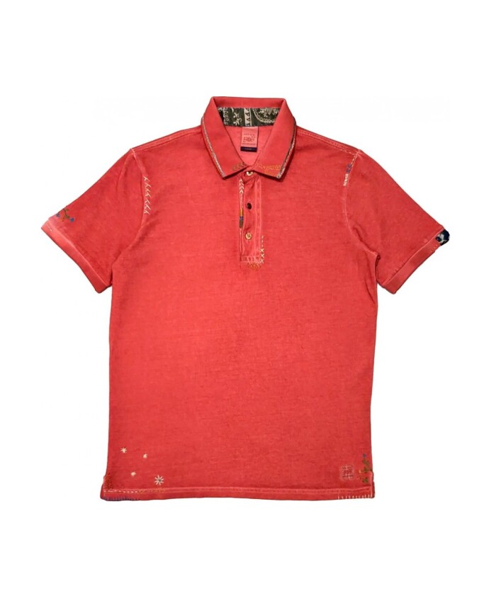 red-short-sleeve-embroidered-polo-shirt