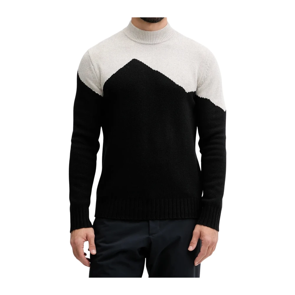 Emporio Armani Ea7 Uomo Nero Maglione A Collo Alto Corto