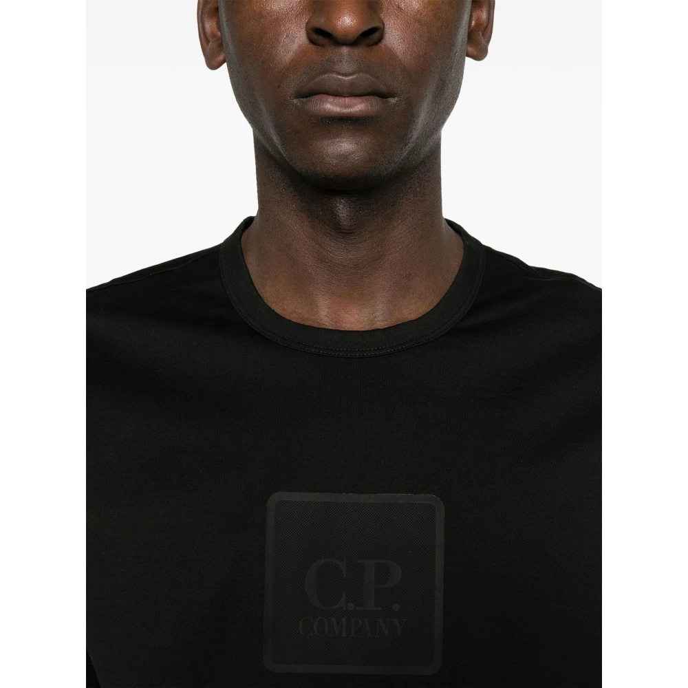 C.P. Company Metropolis Zwart Logo T-Shirt Black Heren