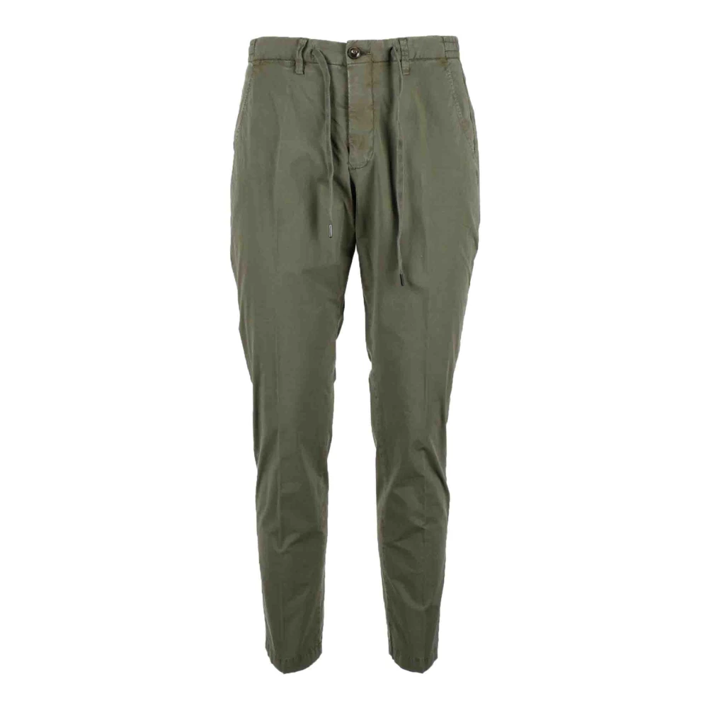 Briglia Katoen Elastaan Broek Green Heren