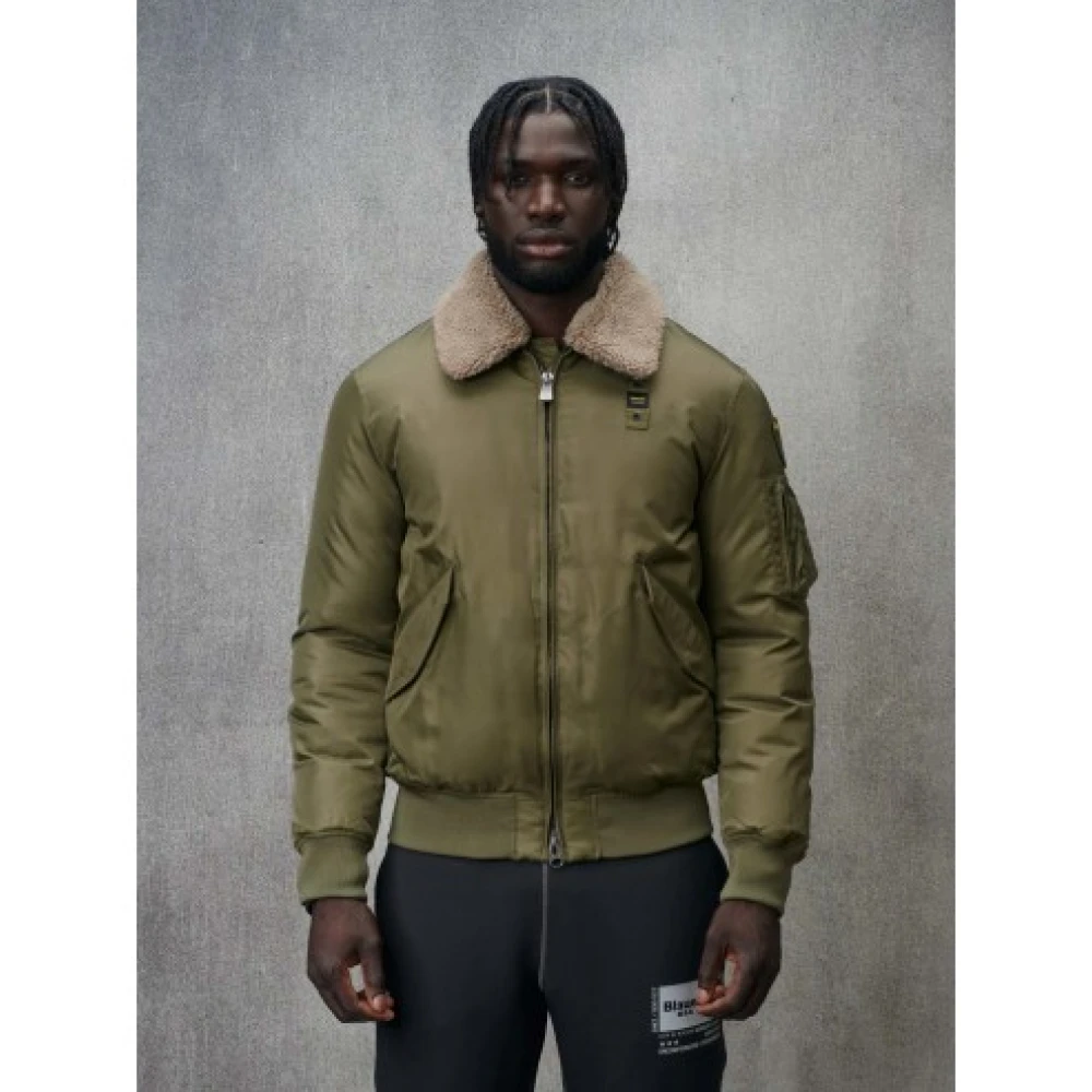 Blauer Groene Pine Cone Bomberjack Green Heren