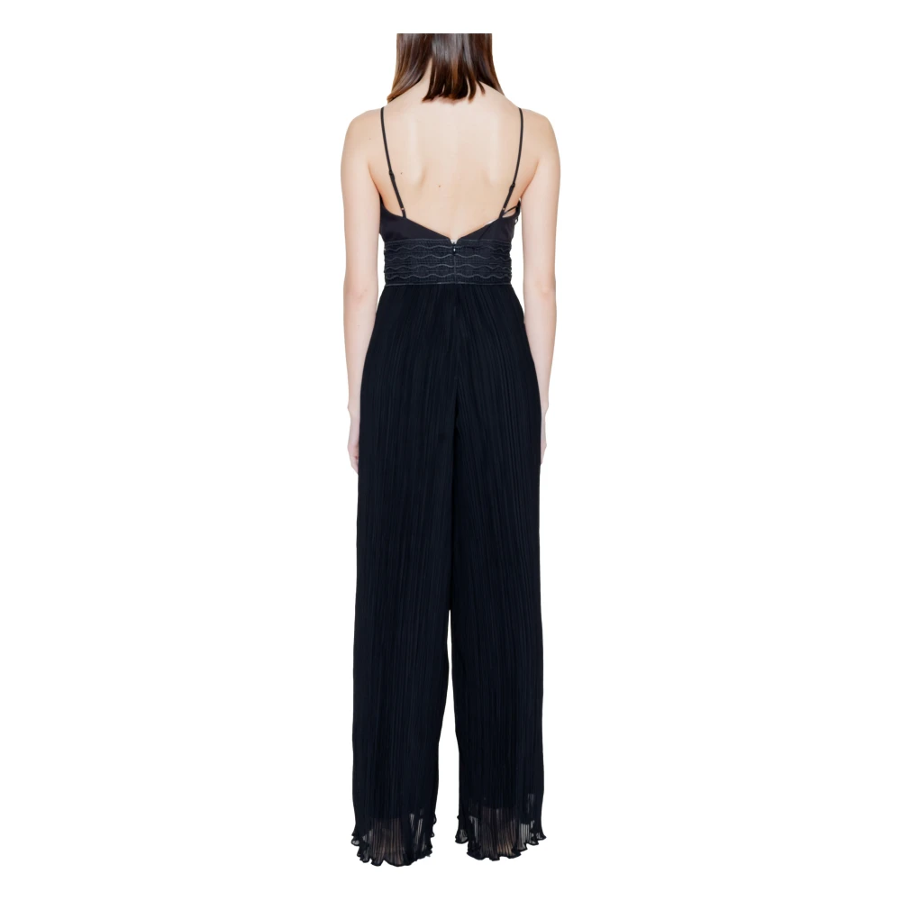 Guess Strappy Sweetheart Neckline Jumpsuit Black Dames