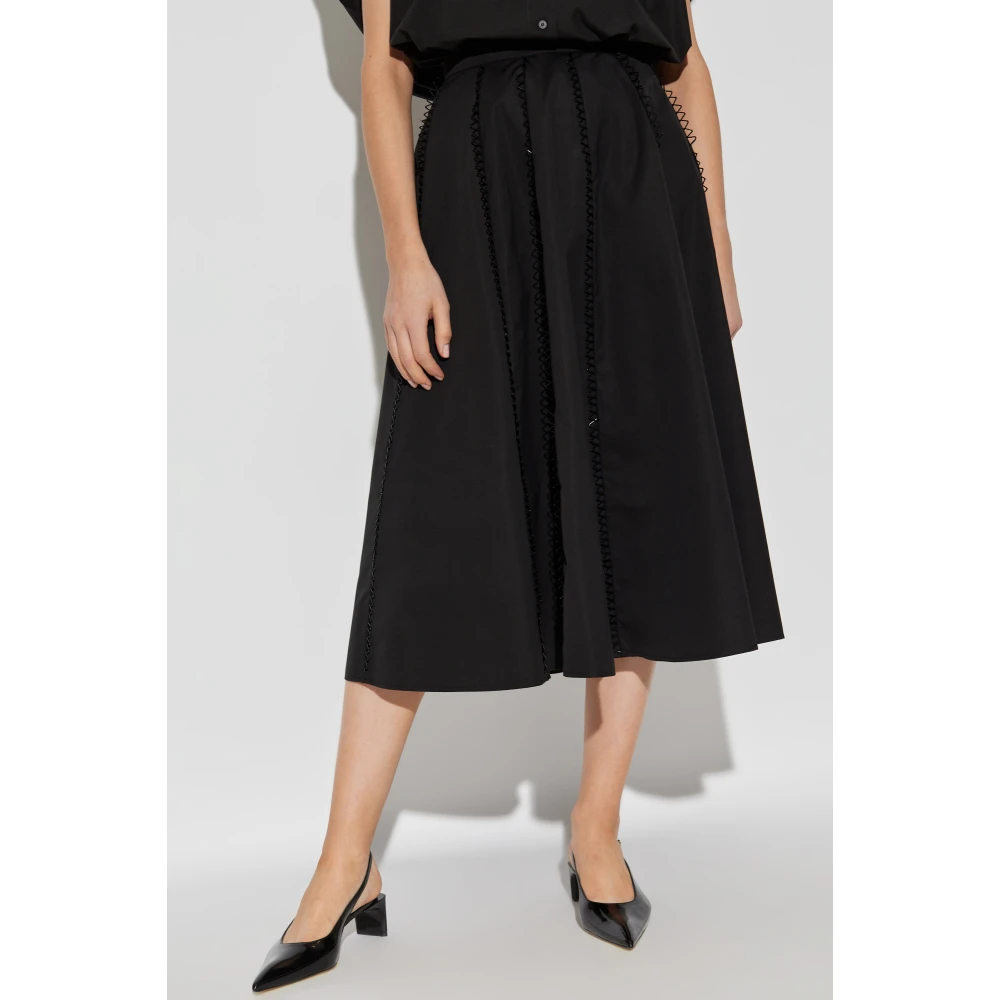 Fabiana Filippi Katoenen rok Black Dames