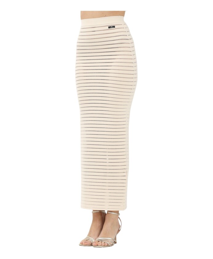 jupe-longue-en-maille-beige