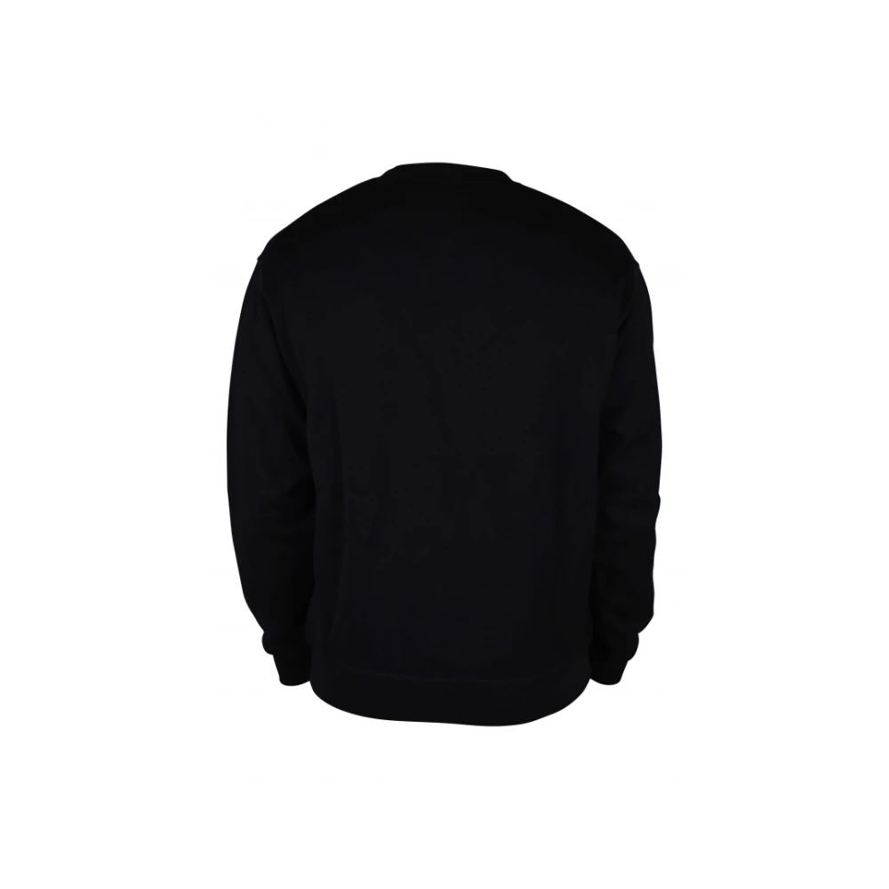 Dsquared2 Zwart Grafisch Palmboom Sweatshirt Black Heren