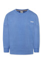 sweatshirt-col-rond-bleu