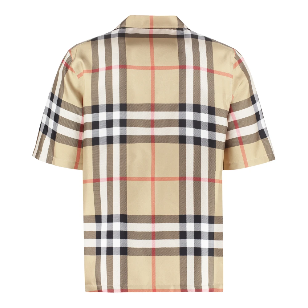 Burberry Zijden Vintage Check Shirt Beige Heren