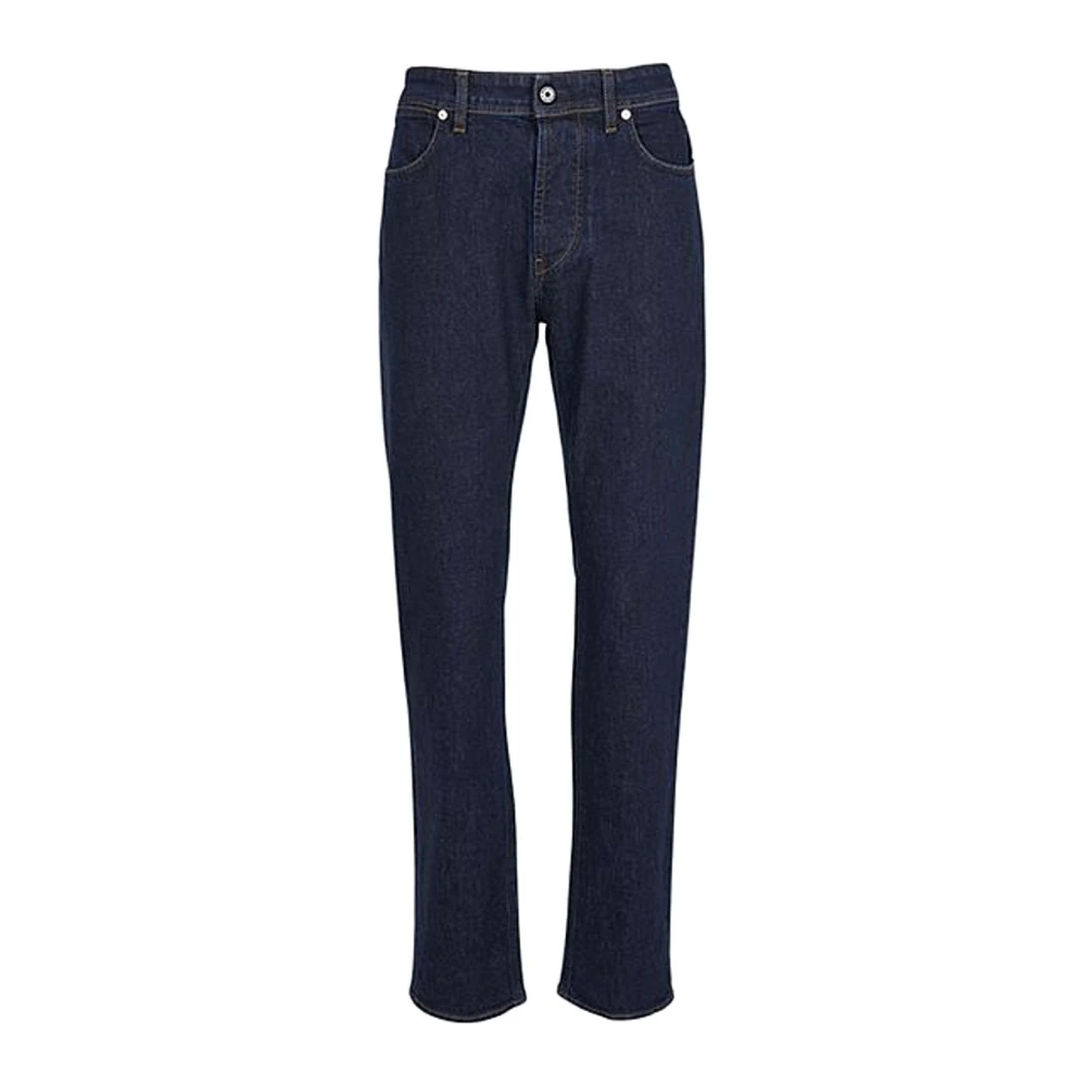 Stone Island Blue Slim Fit Jeans, Male, W33, Pantalone