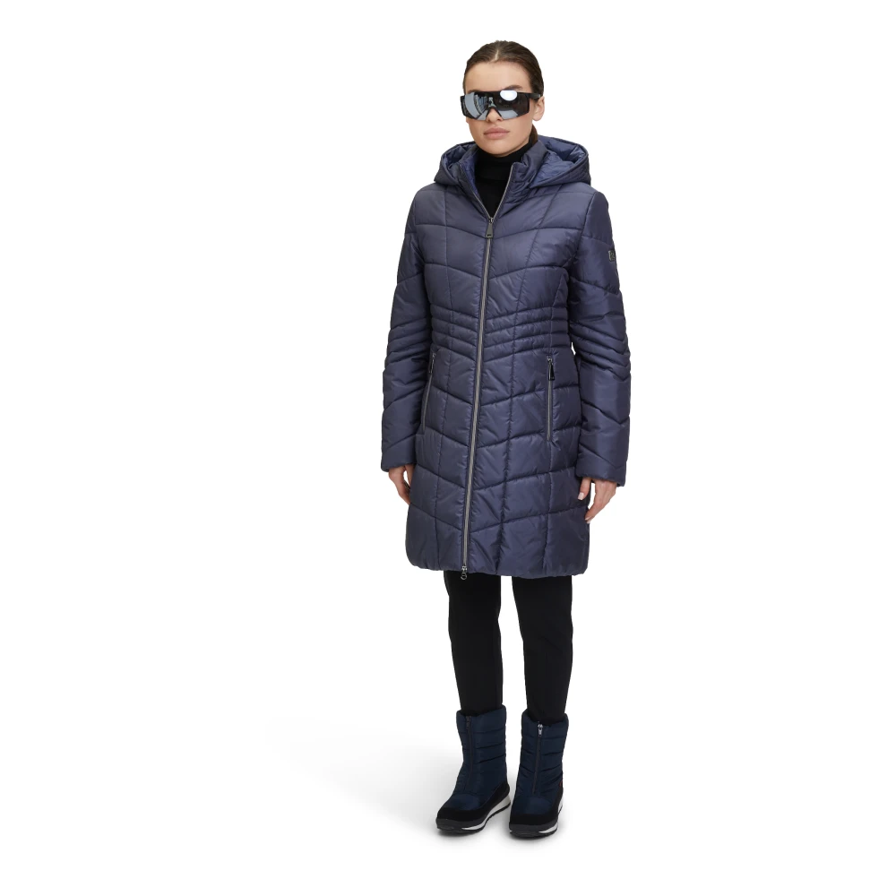 Betty Barclay Outdoorjas met afneembare capuchon Blue Dames