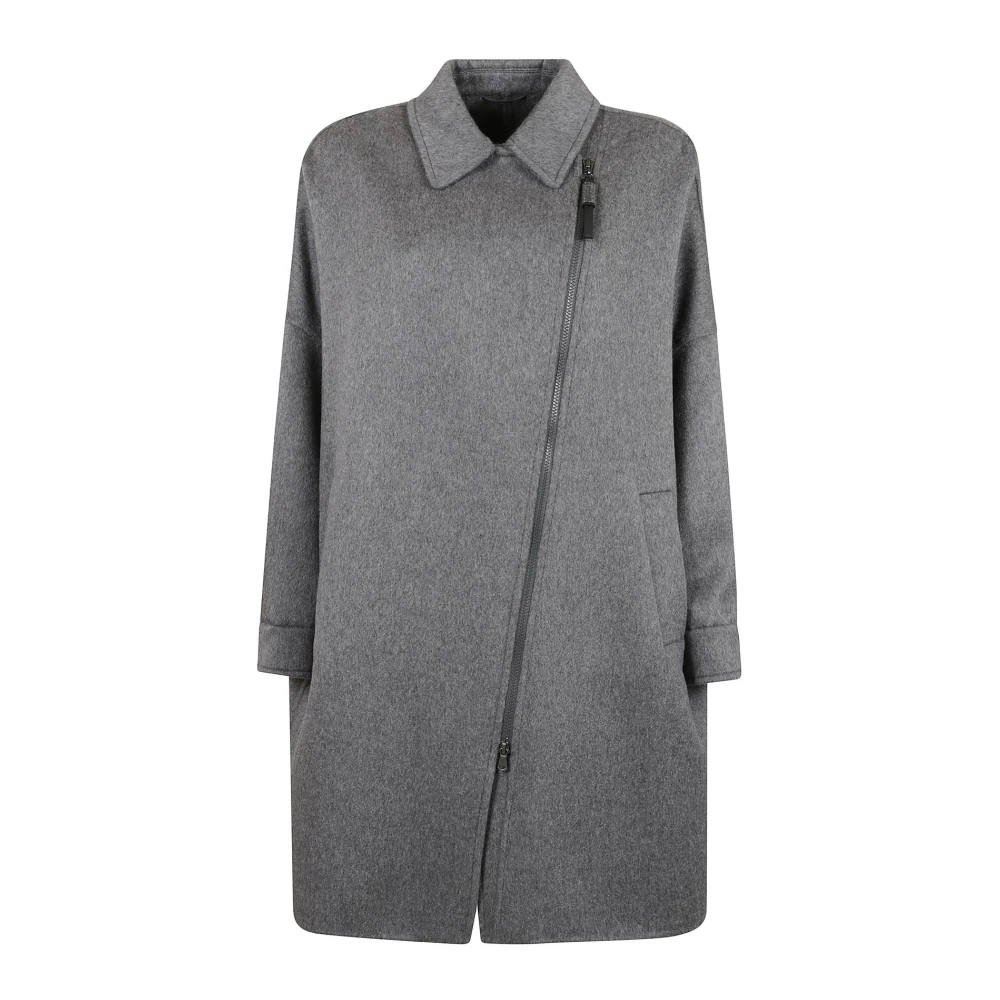 BRUNELLO CUCINELLI Stijlvolle buitenkleding voor alle seizoenen Gray Dames