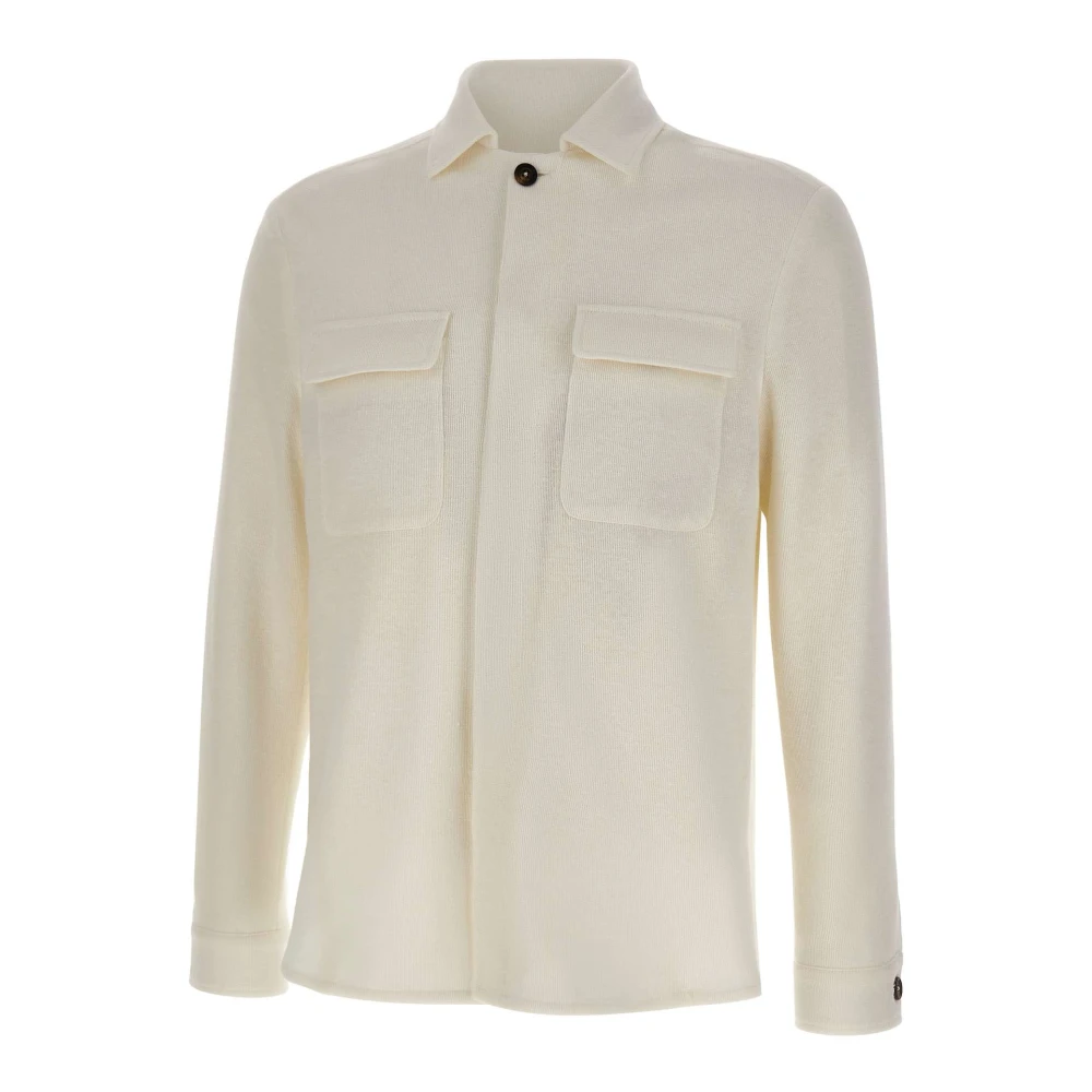 Eleventy Vit Linen And Cotton Jacket