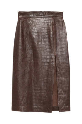 jupe-midi-en-cuir-effet-crocodile