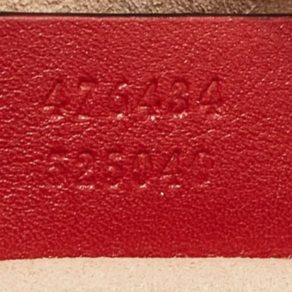 Gucci Vintage Pre-owned Leather gucci-bags Red Dames
