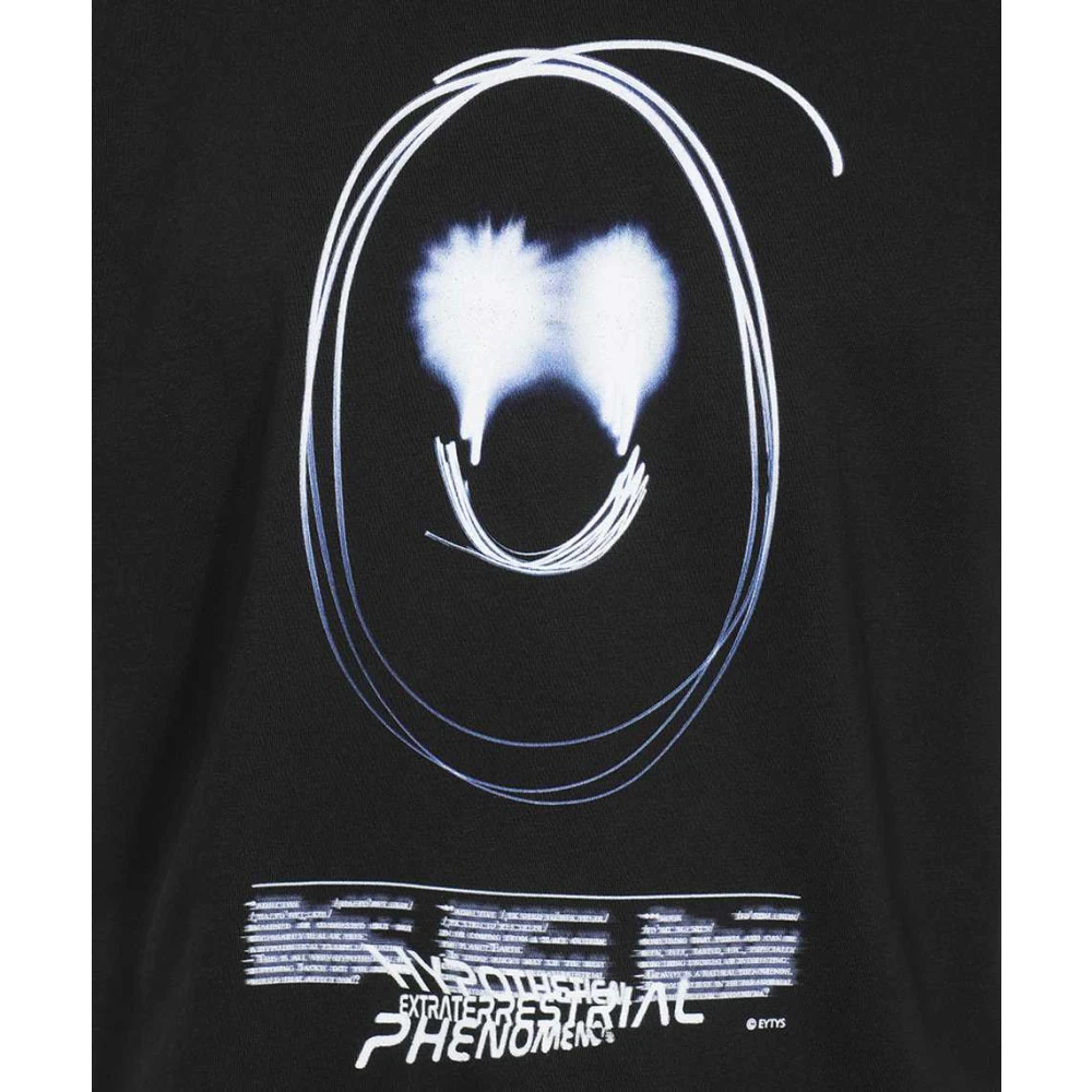 Eytys Bedrukt Katoenen T-Shirt Black Heren