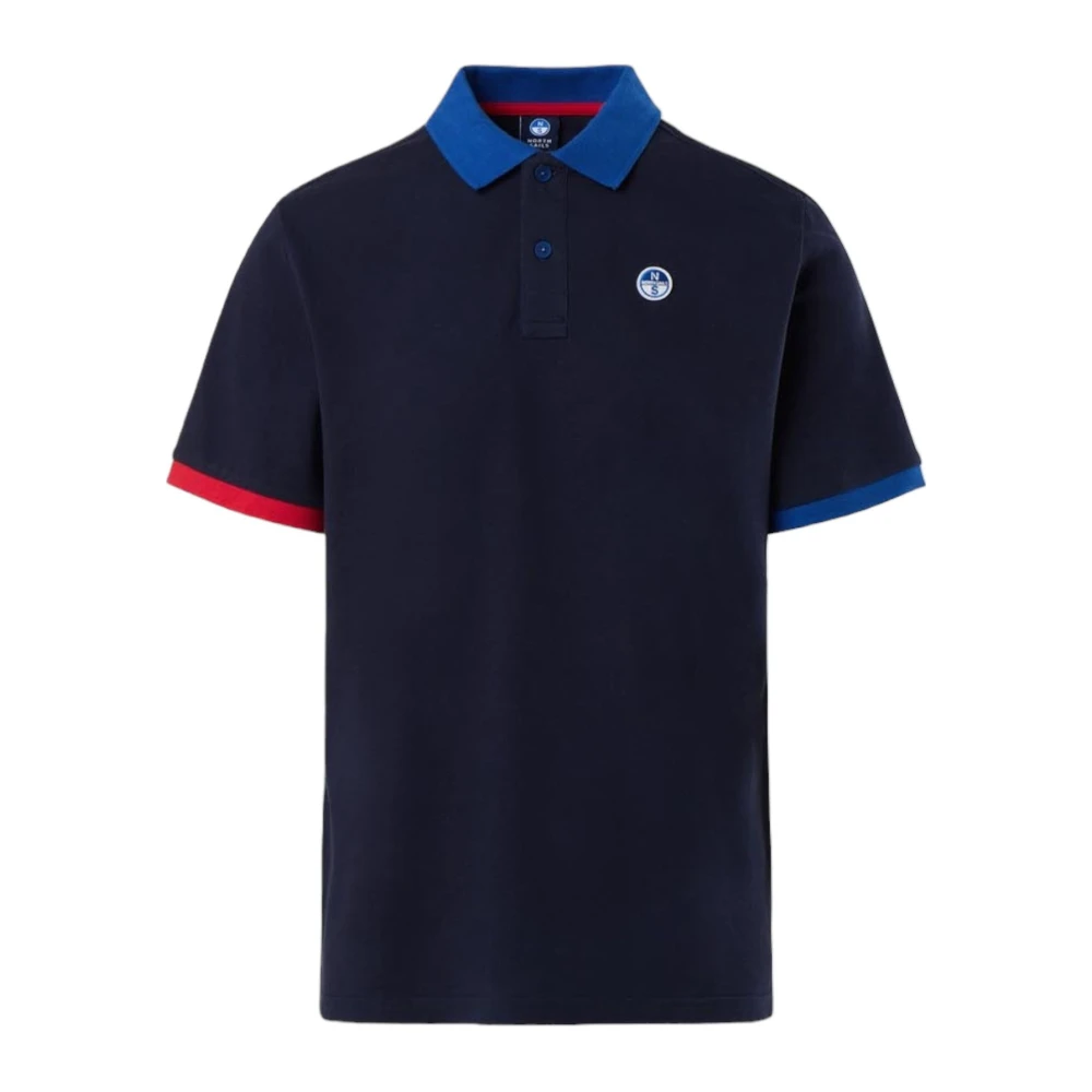 North Sails Mannelijk Blauw Polo Korte Mouw