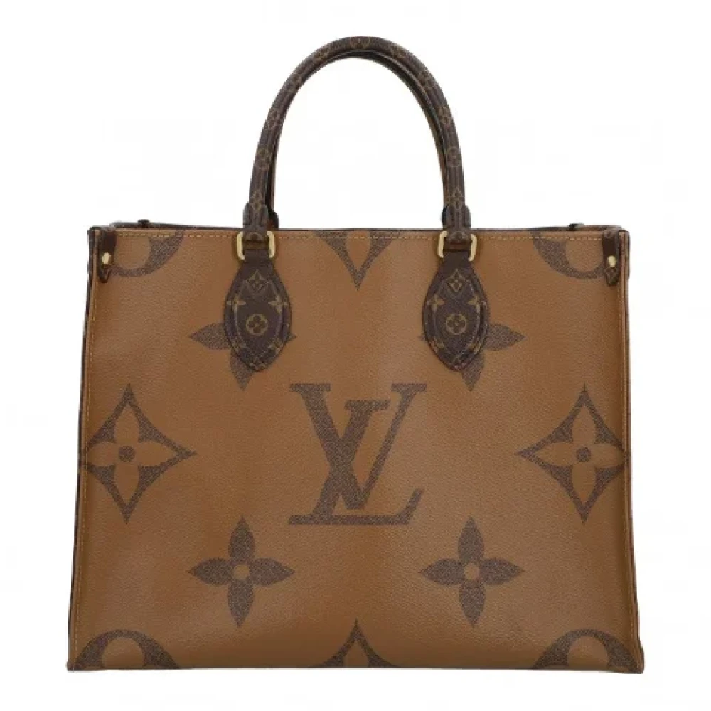 Louis Vuitton Vintage Pre-owned Canvas shoppers Brown Dames