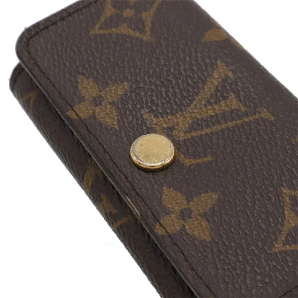 Louis Vuitton Vintage Pre-owned Canvas key-holders Brown Heren