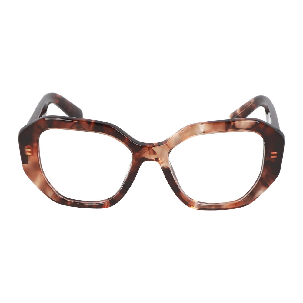 Prada Modern Oregelbunden Glasögon Brown, Unisex