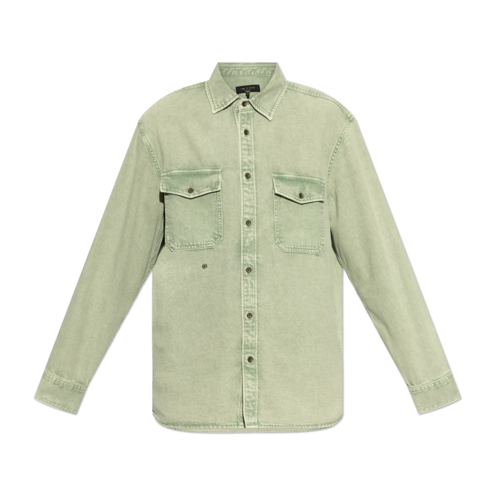 Rag & Bone Denim overhemd Green Heren