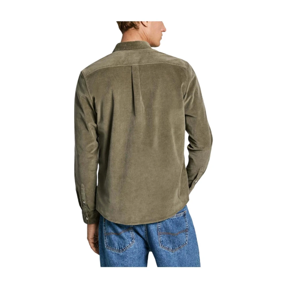 Pepe Jeans Veelzijdig Casual Overhemd met Modern Ontwerp Green Heren