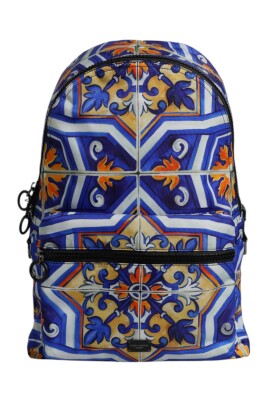 multicolor-majolica-print-nylon-travel-backpack