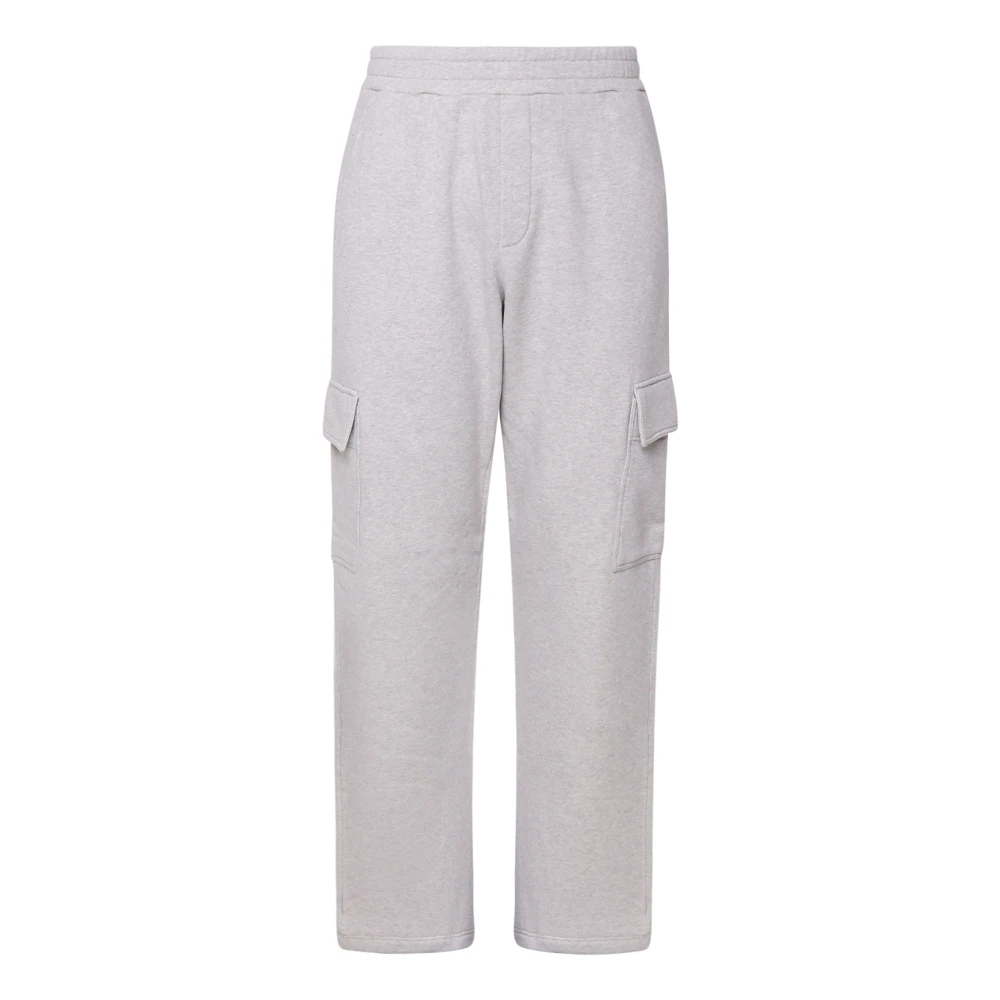 Golden Goose Italiaanse katoenen broek met elastische taille Gray Heren
