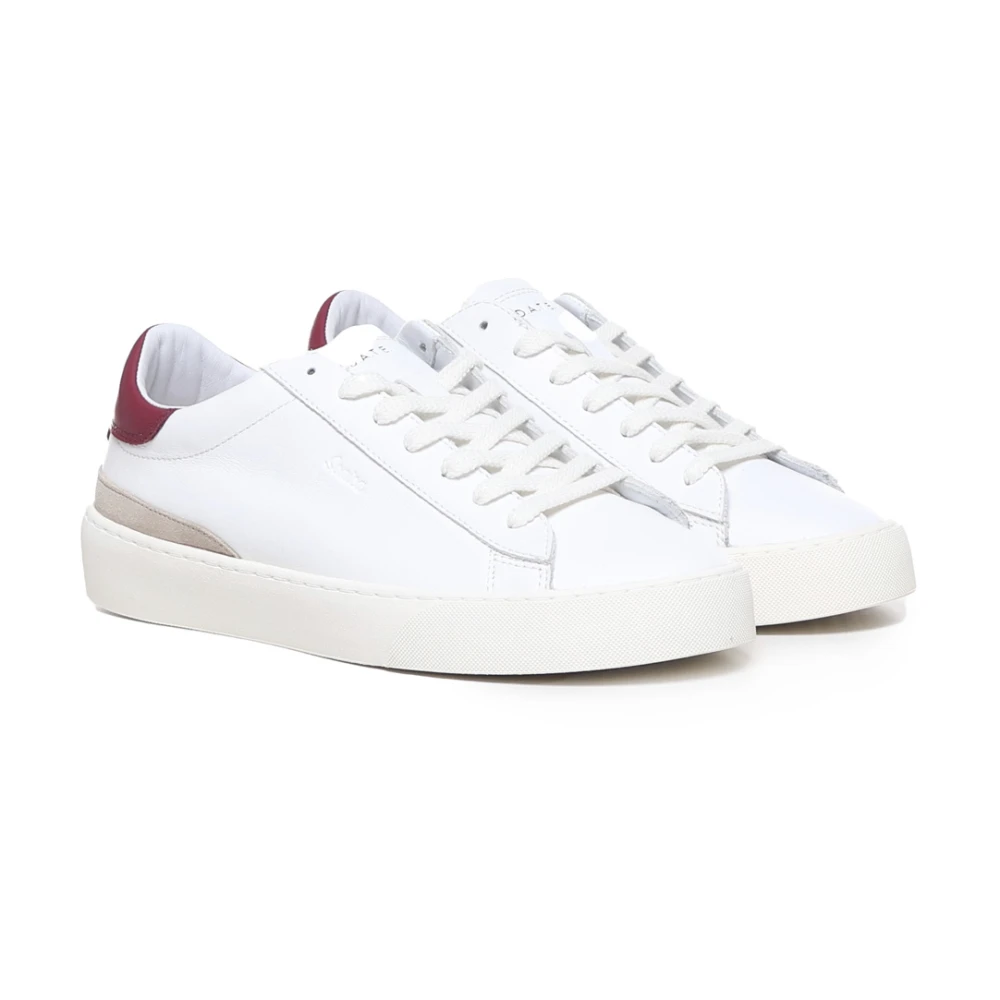 D.a.t.e. Witte Leren Sneakers White Heren