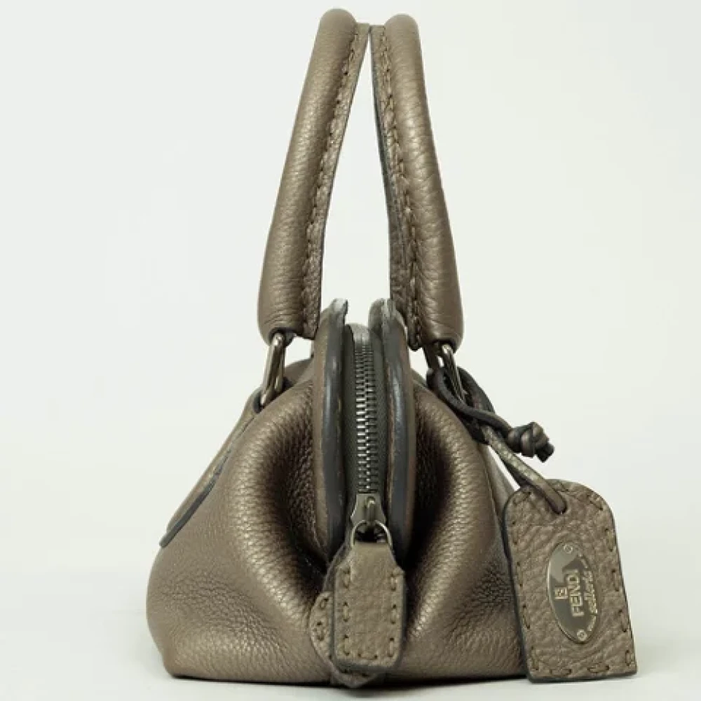 Fendi Vintage Pre-owned Fabric fendi-bags Beige Dames
