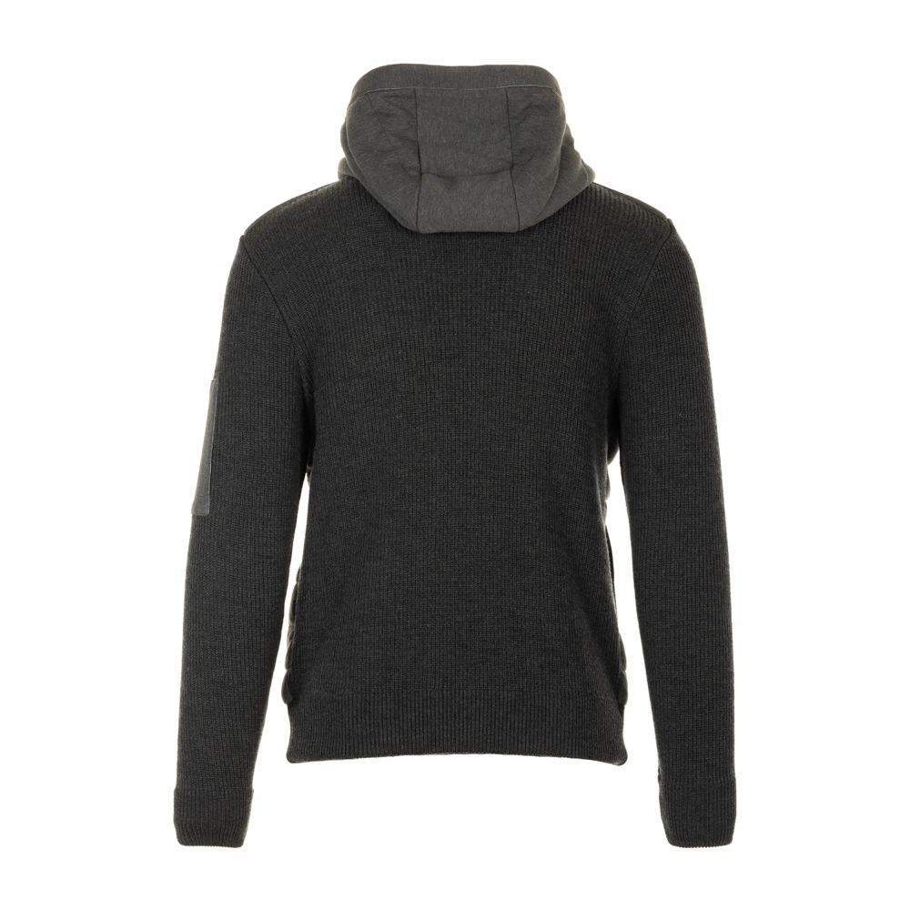 PAUL & SHARK Grijze Sweater Met Volledige Rits Gray Heren