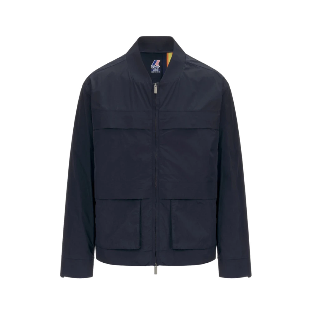 K-Way Herren Blau Barion Cotton Like Jacket
