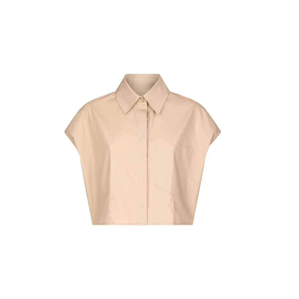 Dondup Polyester Overhemden Beige Dames