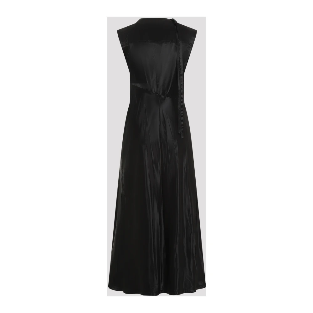 Jil Sander Zwarte Jurk Aw24 Black Dames