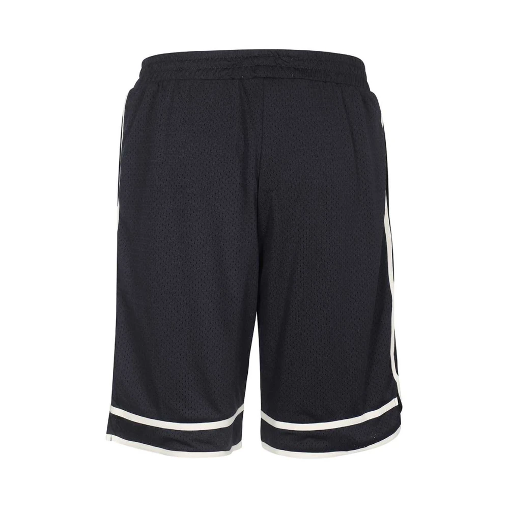Les Deux Polyester Bermuda Shorts Blue Heren