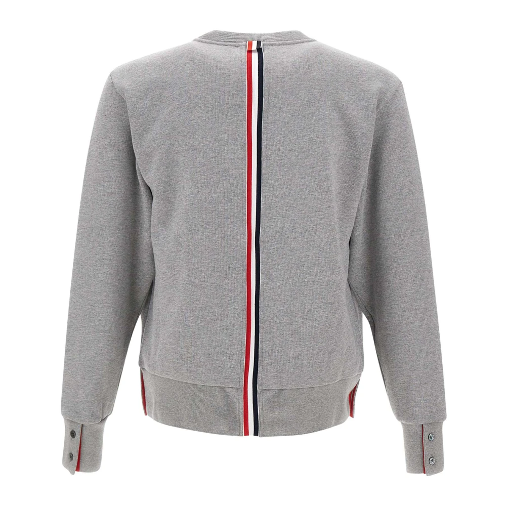 Thom Browne Grijze Katoenen Heren Sweatshirt Gray Heren