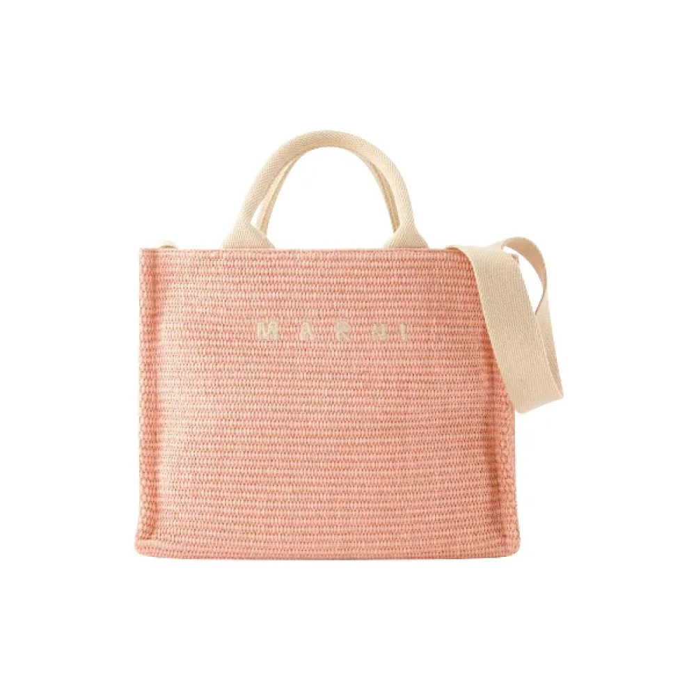 Marni Pre-owned Cotton totes Pink Dames