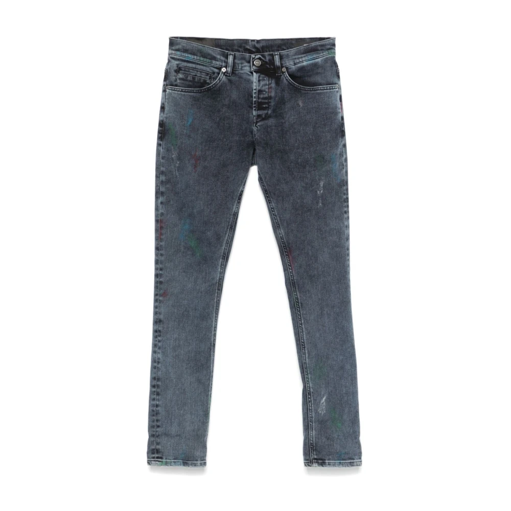 Dondup Stretch Denim Jeans Blue Heren