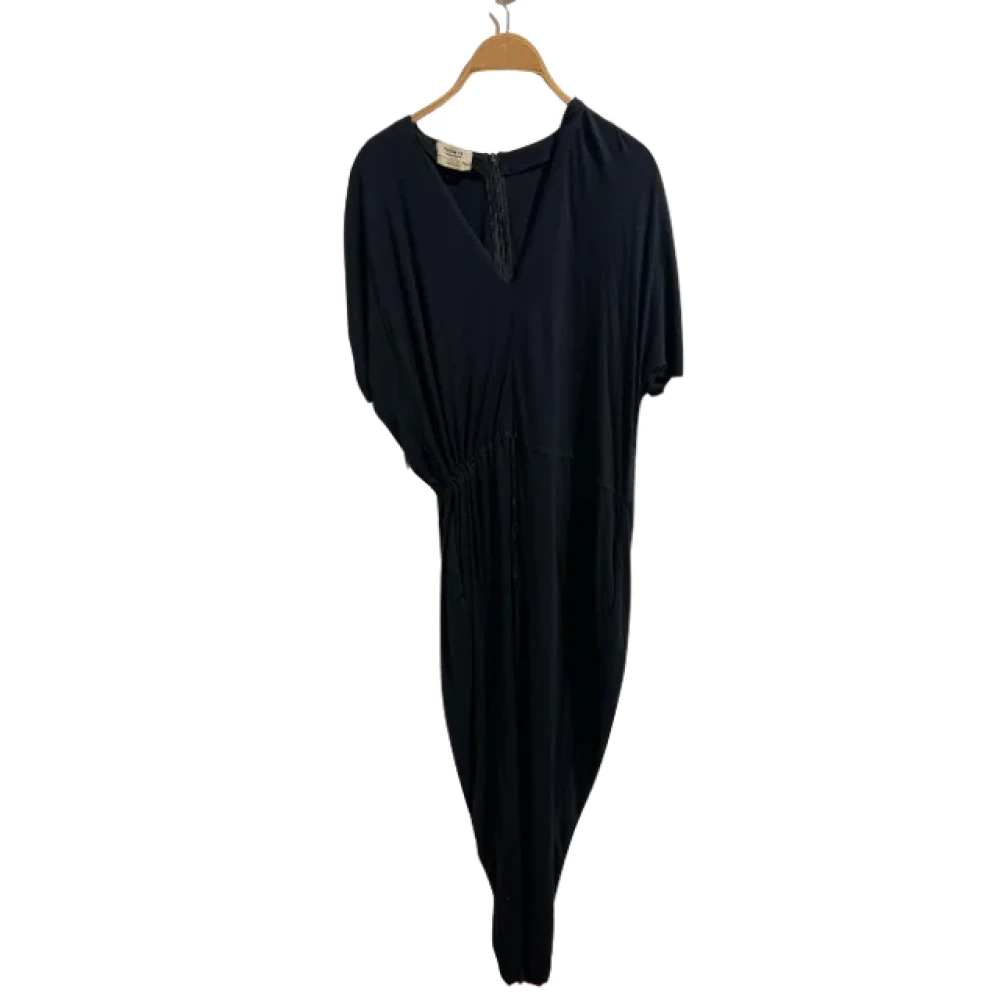 Yves Saint Laurent Vintage Pre-owned Fabric dresses Black Dames