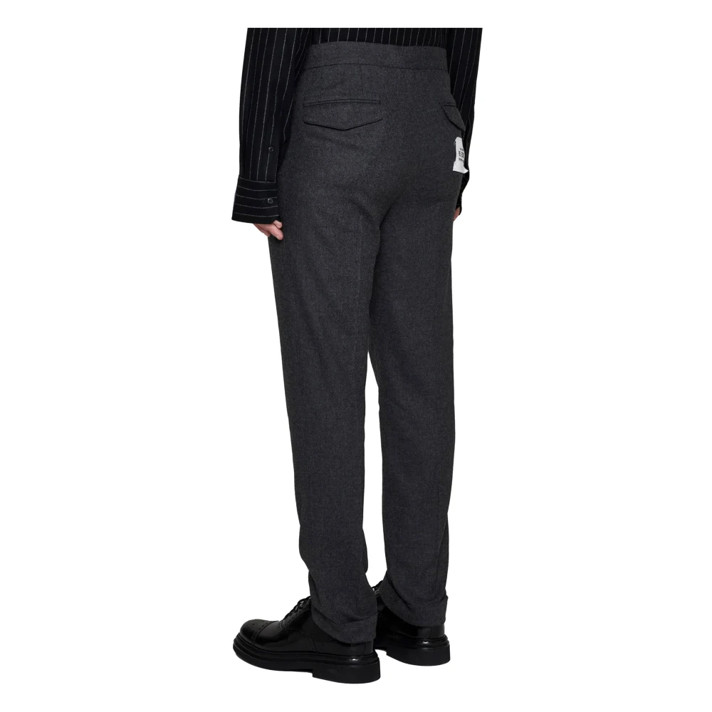 Dolce & Gabbana Logo Patch Broek Gray Heren